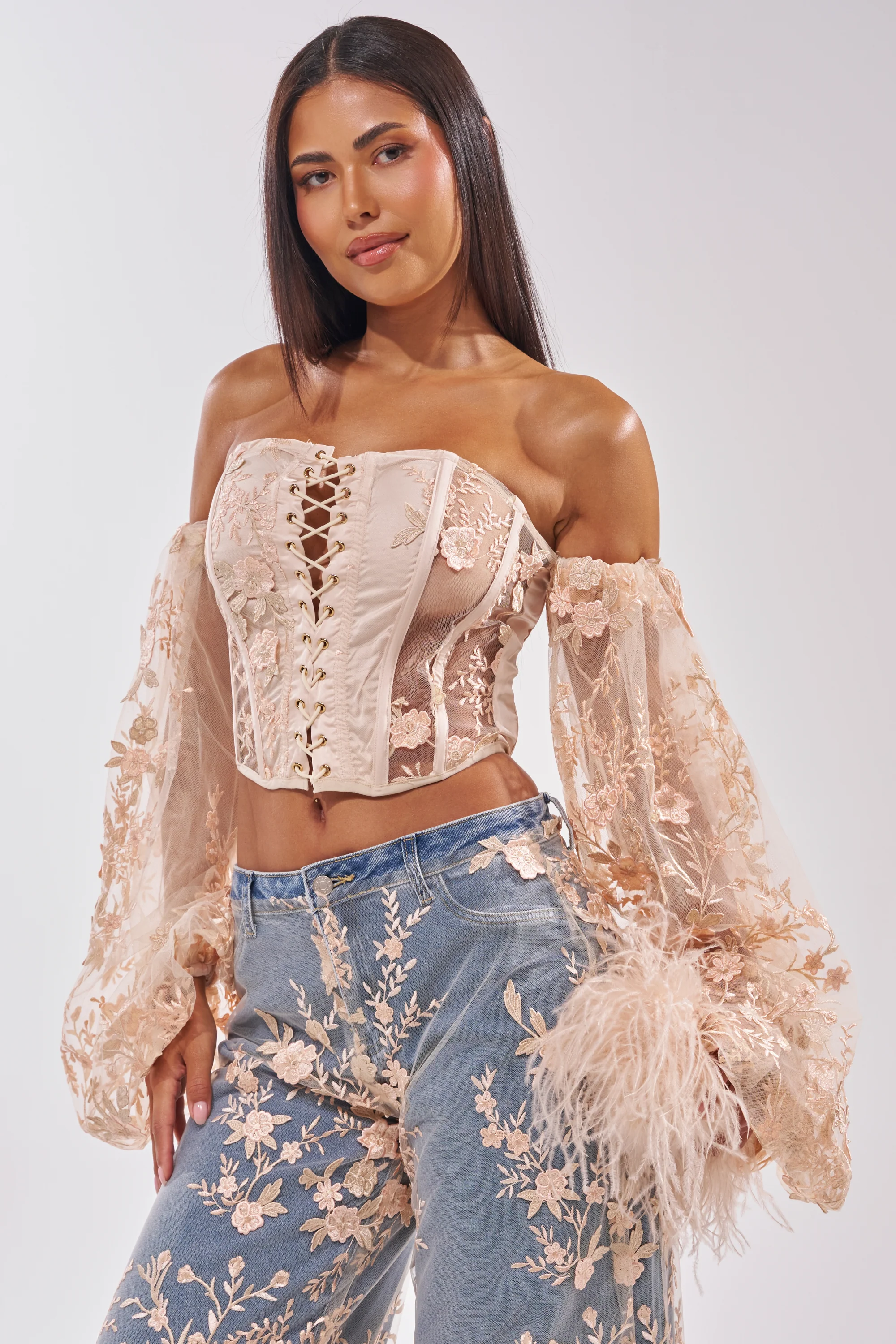 FLY AWAY WITH ME FLORAL CORSET - Image 3