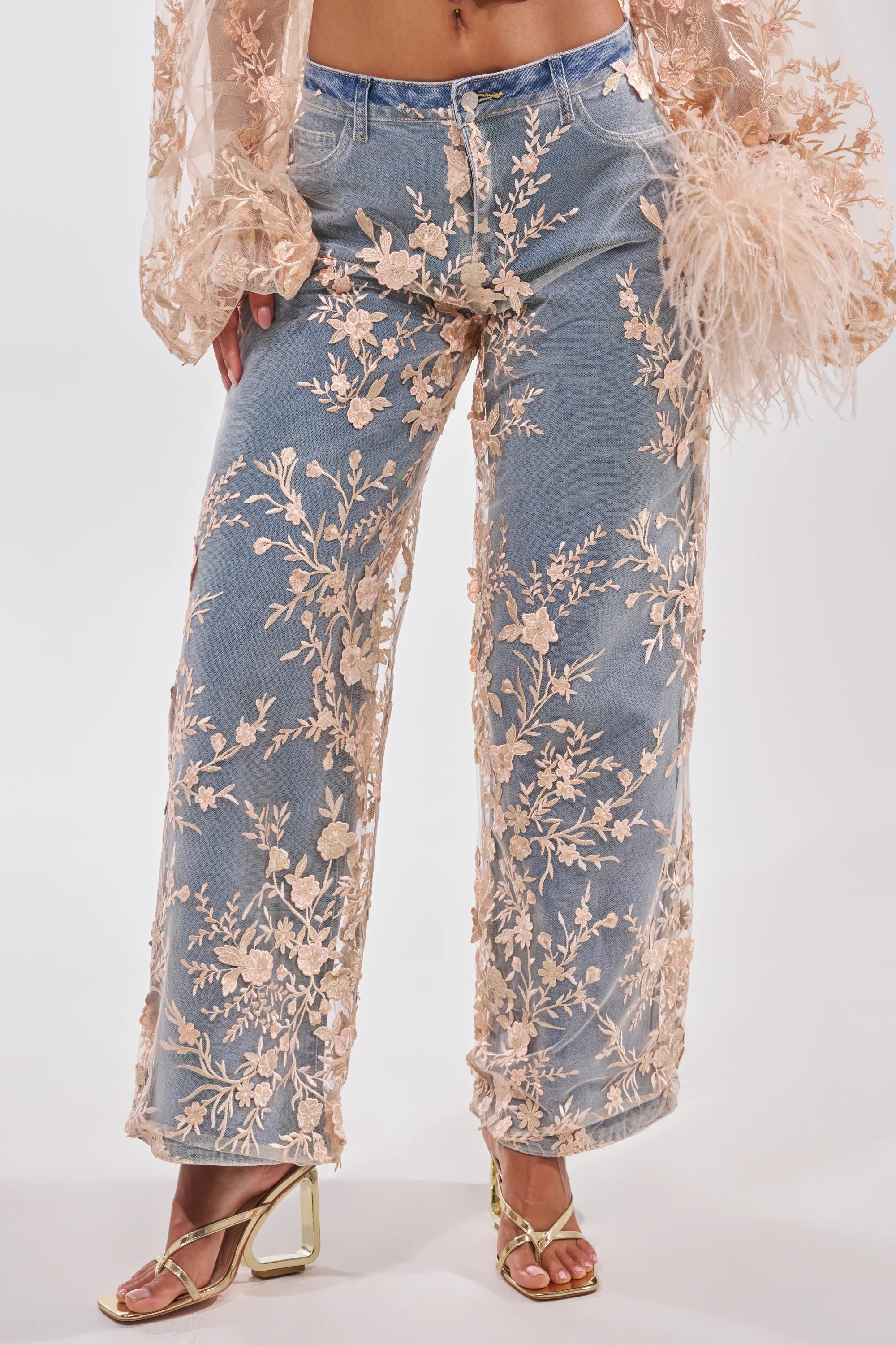 FLY AWAY WITH ME FLORAL DENIM - Image 3