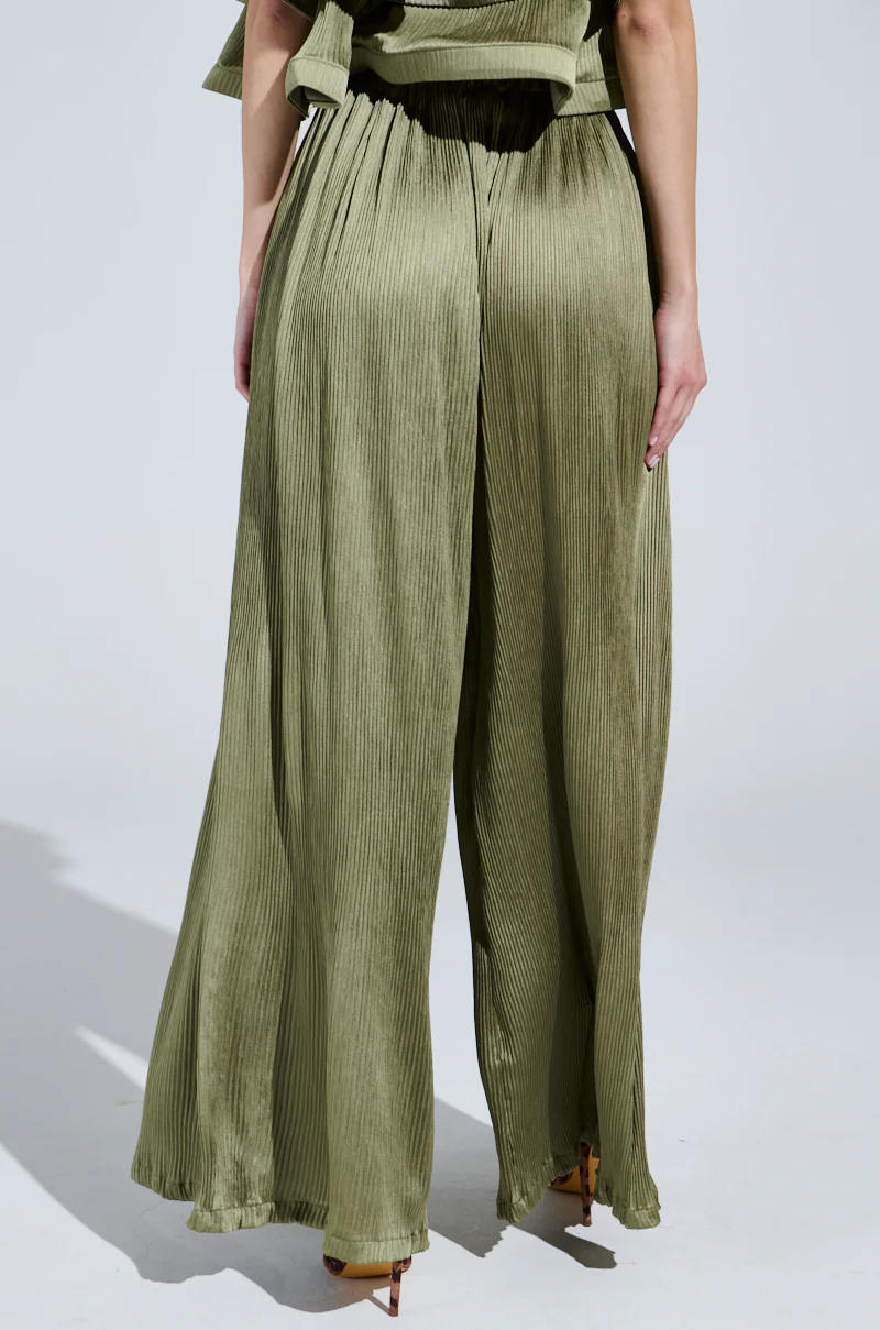 FLY AWAY WITH ME PLEATED PALAZZO PANT - Image 4