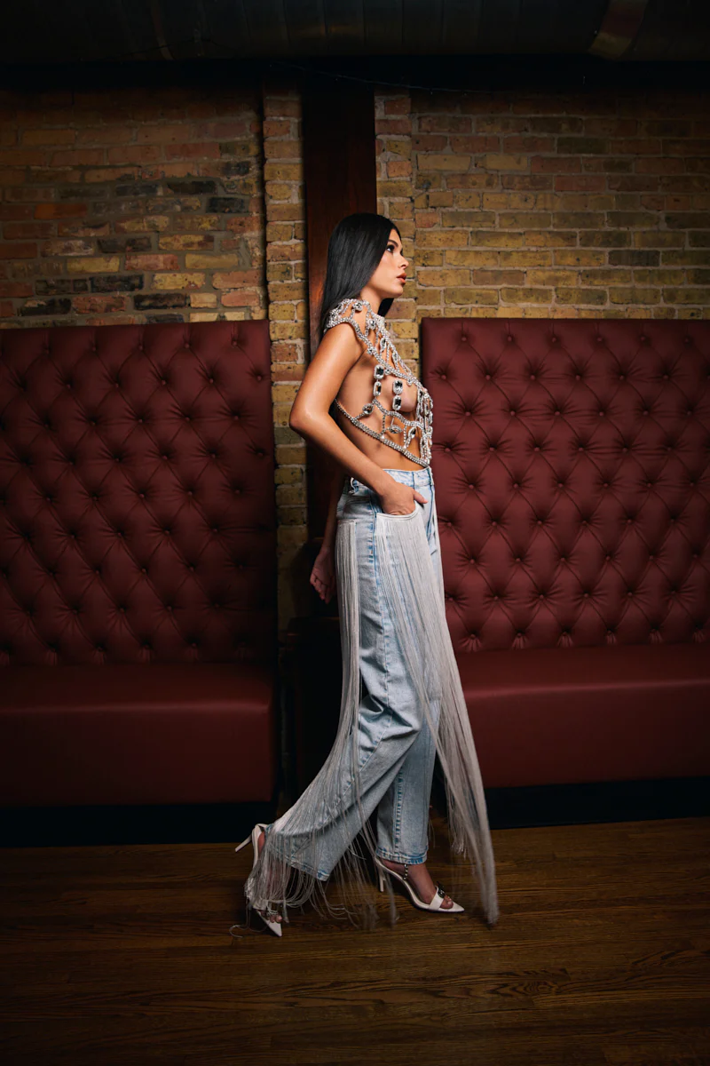 FLYING AWAY FRINGE DENIM - Image 2