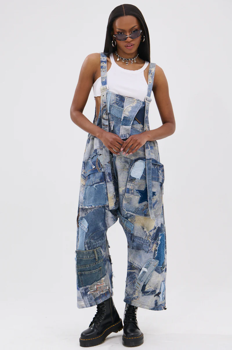 FOR THE GRAM PATCHWORK OVERALLS - Image 4