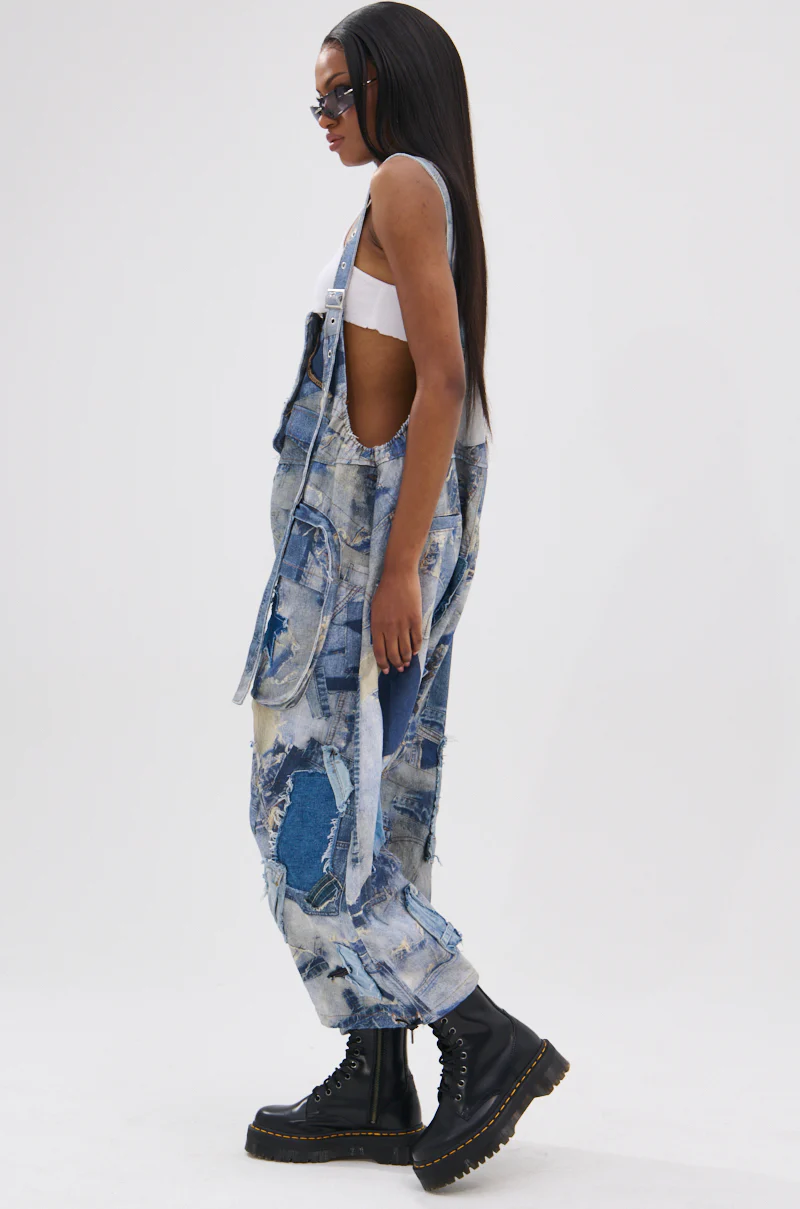FOR THE GRAM PATCHWORK OVERALLS - Image 7