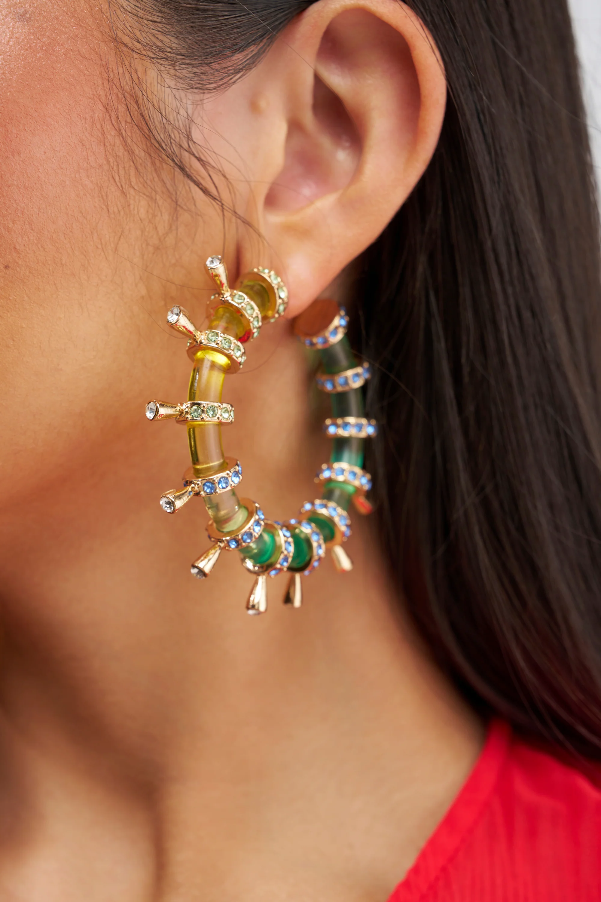 FOR THE VIBES HOOP EARRING - Image 2