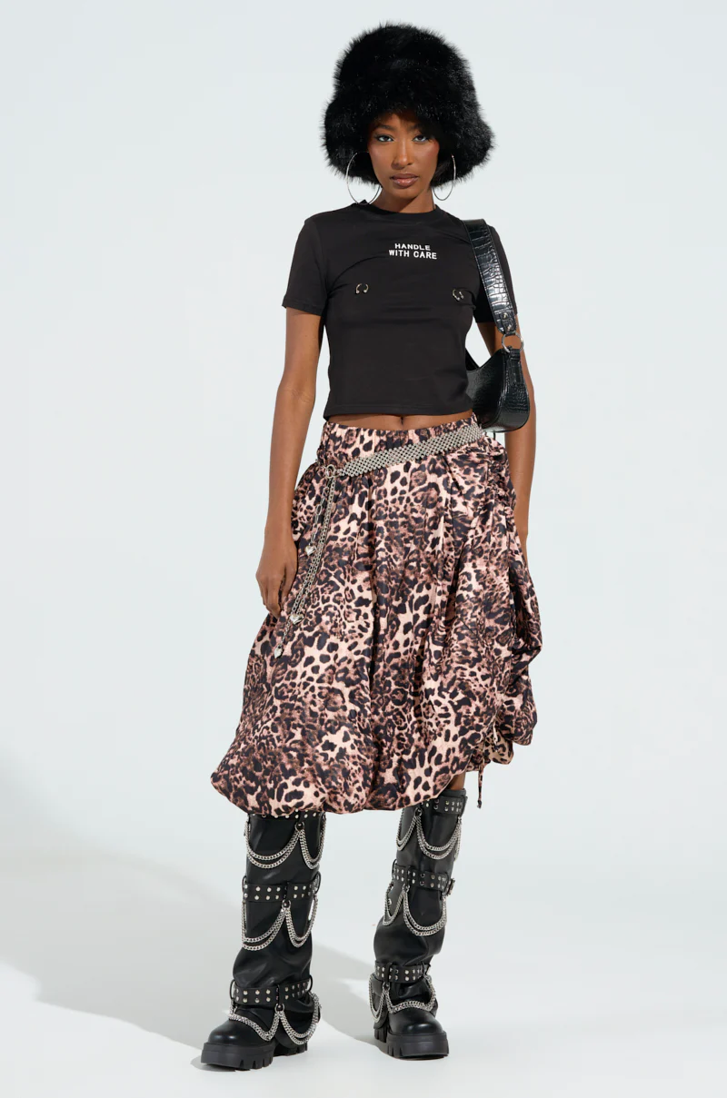 FREE AS CAN BE SKIRT IN CHEETAH - Image 8