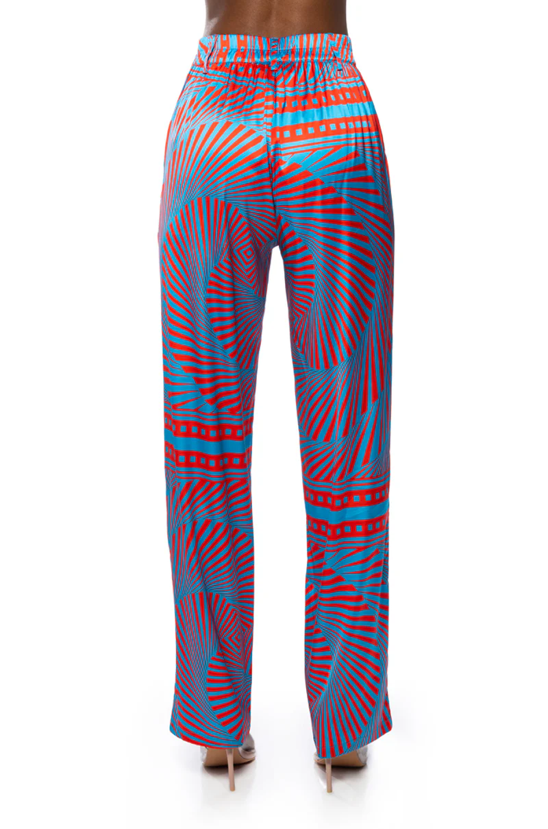 FREYA SATIN PRINTED JOGGER - Image 5
