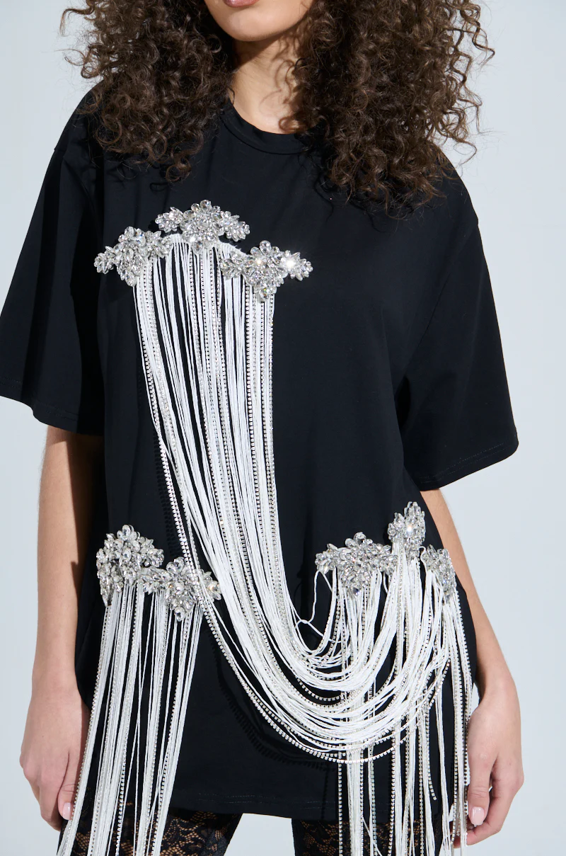FRINGE DRAPED TOP - Image 7
