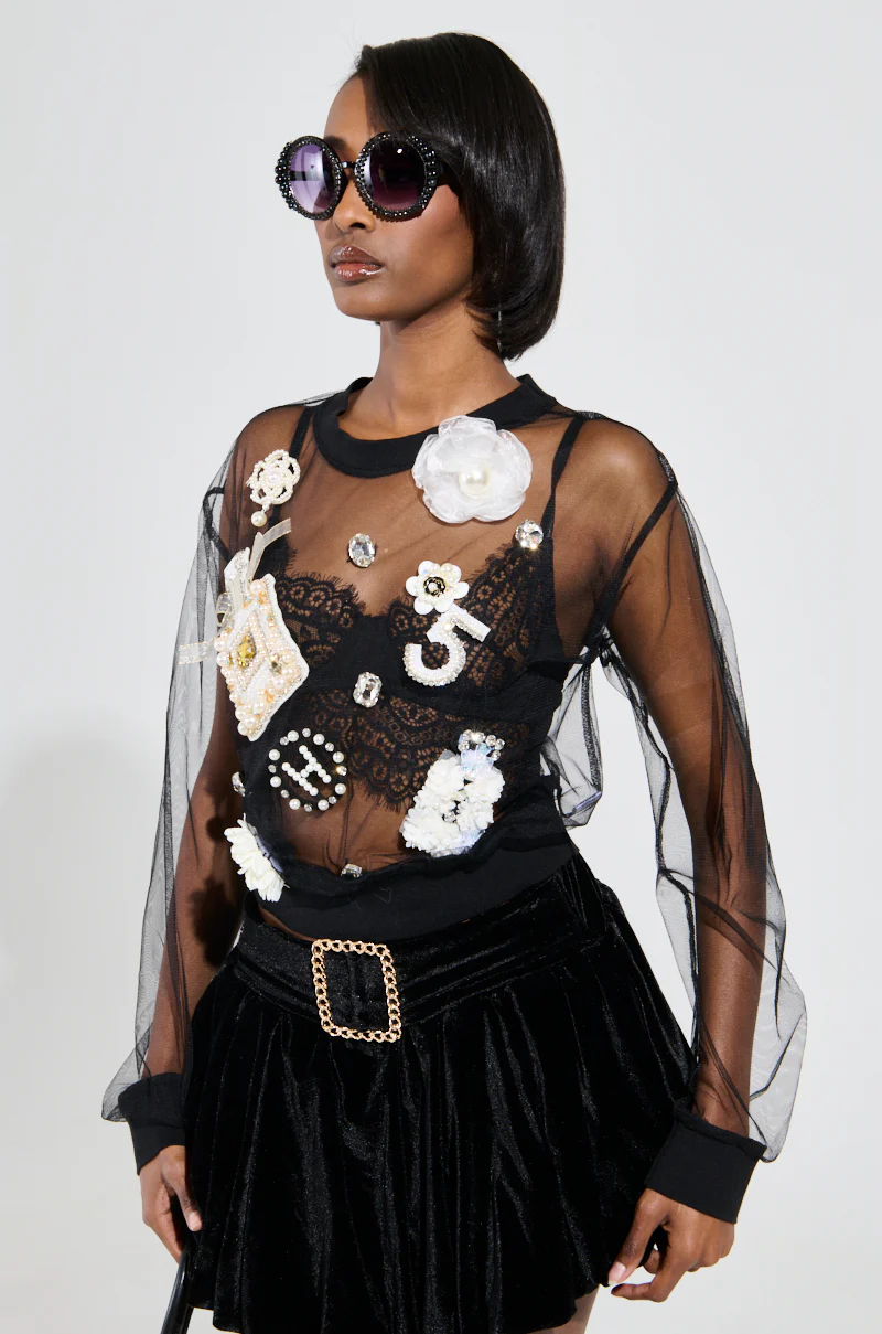 GABRIELLA MESH TOP - Image 2