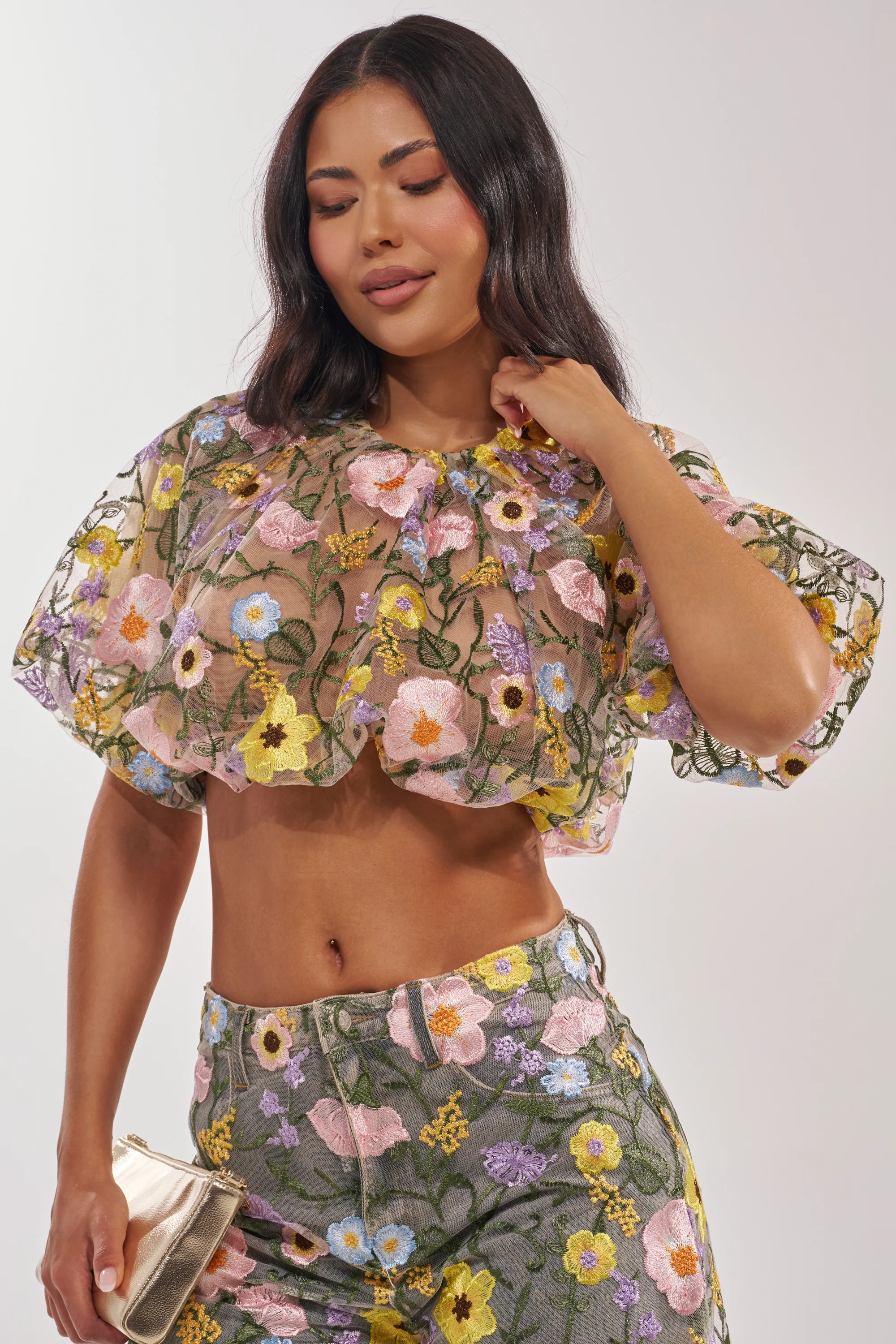 GARDEN PARTY FLORAL BLOUSE - Image 3