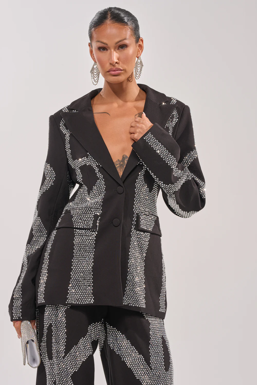 GEMINI RHINESTONE BLAZER - Image 3