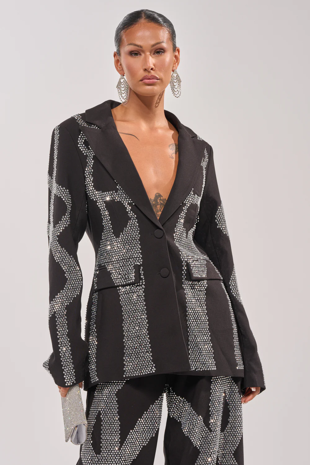 GEMINI RHINESTONE BLAZER - Image 4