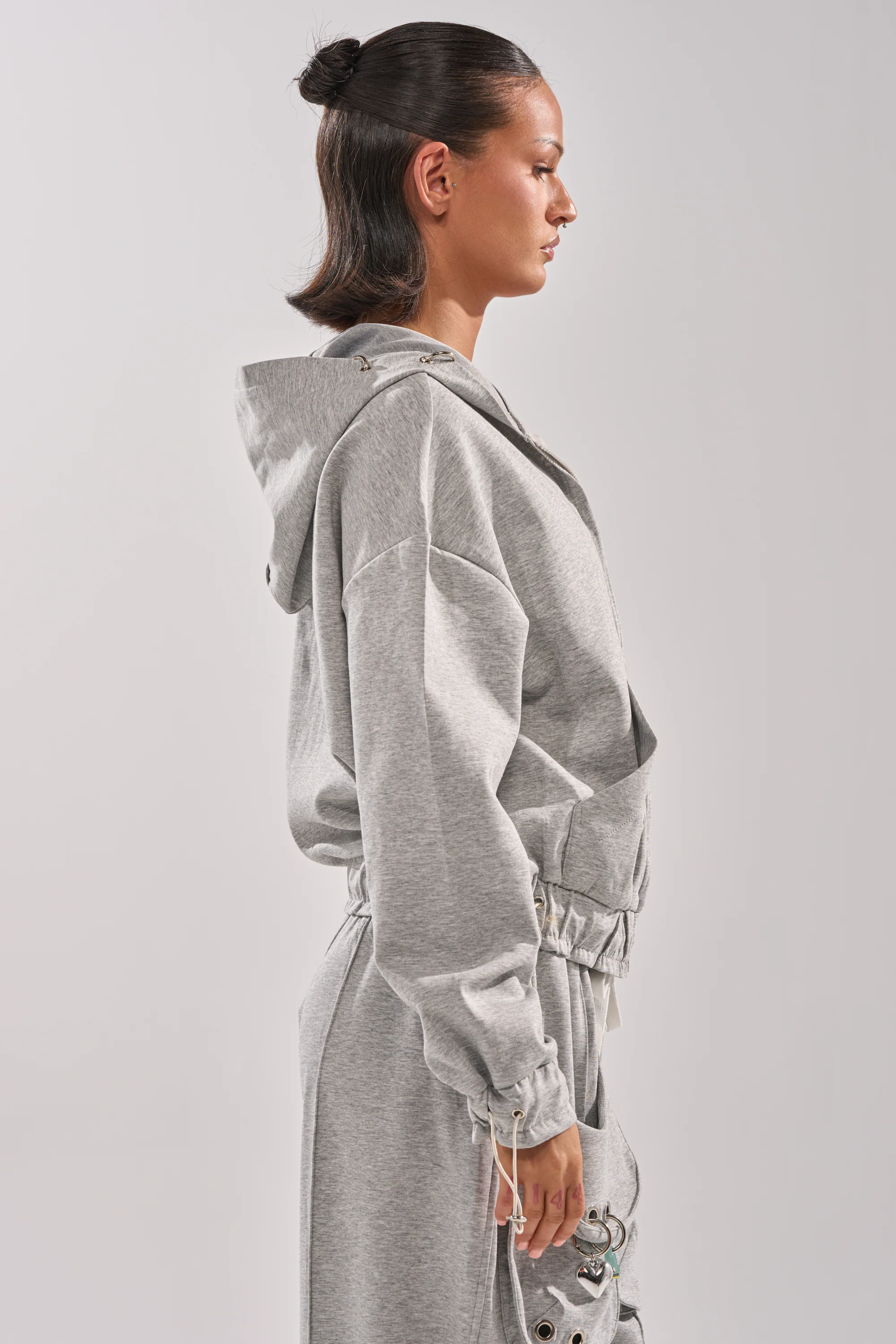 GET WITH IT ZIP UP SWEATSHIRT - Image 5