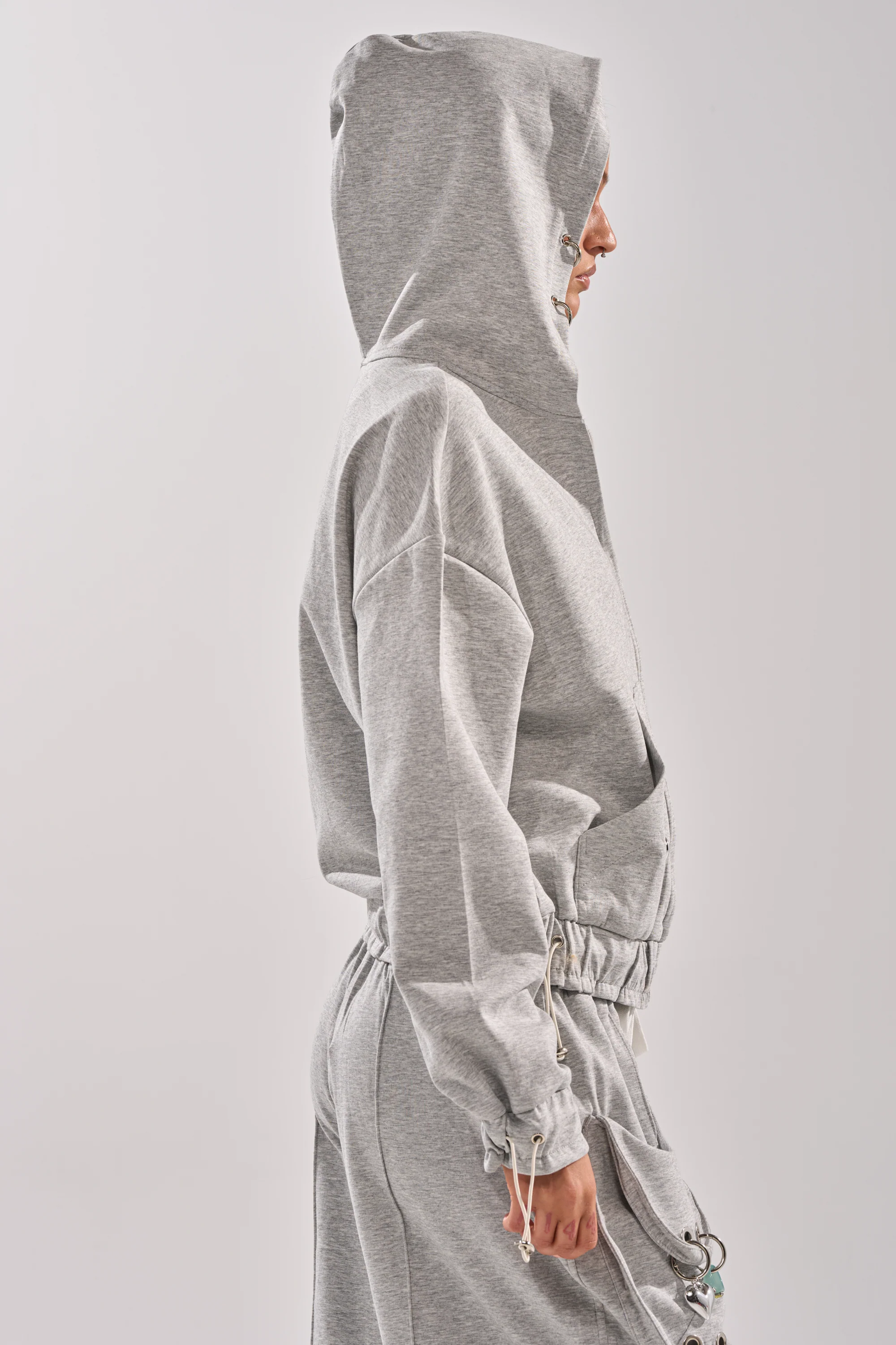 GET WITH IT ZIP UP SWEATSHIRT - Image 6