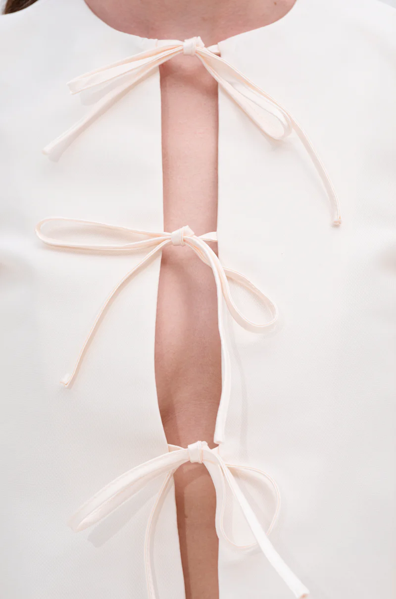 GIRL POWER CROP TIE FRONT TOP - Image 6