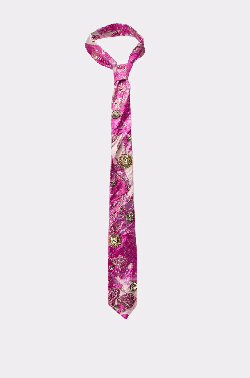 GIRLS GIRL EMBELLISHED TIE - Image 4