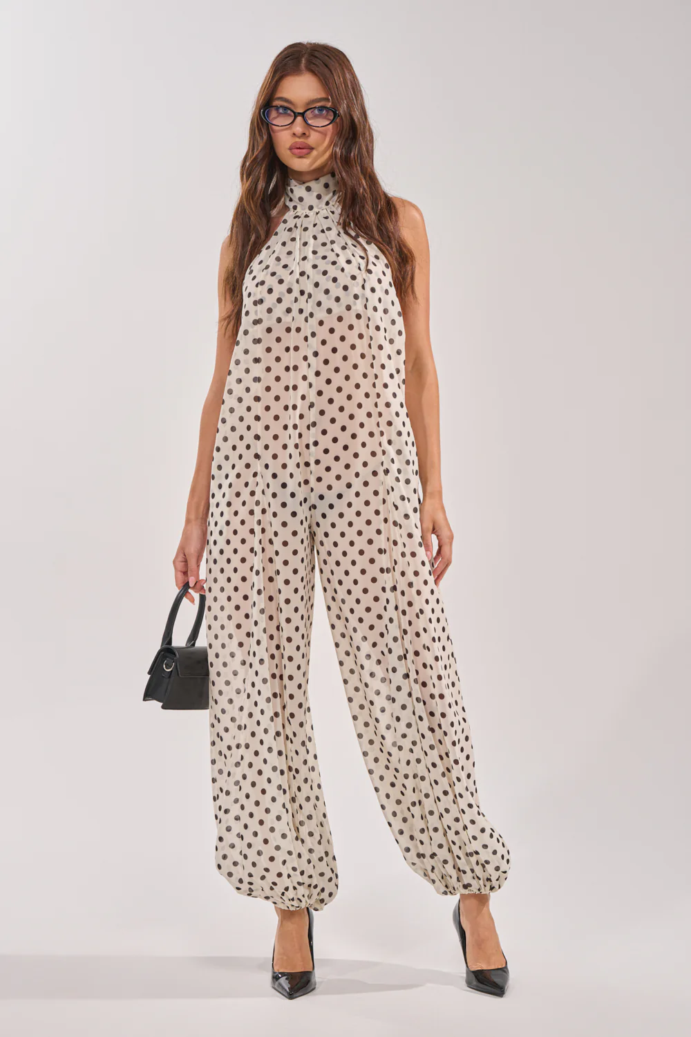 GIRLY POP POLKA DOT JUMPSUIT - Image 2