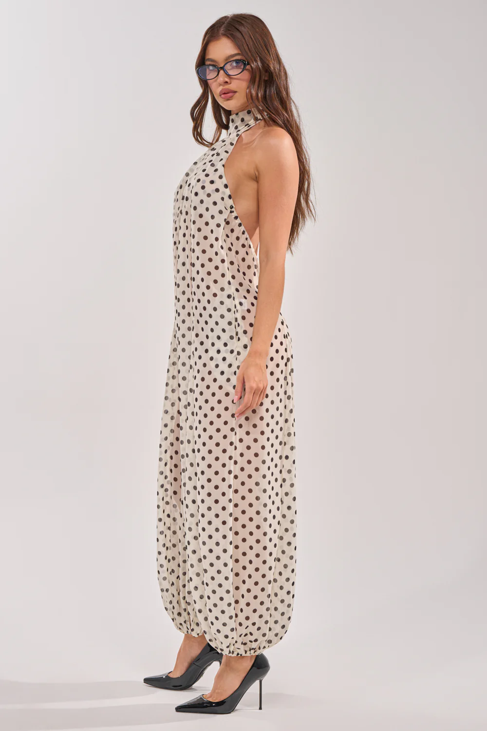 GIRLY POP POLKA DOT JUMPSUIT - Image 3