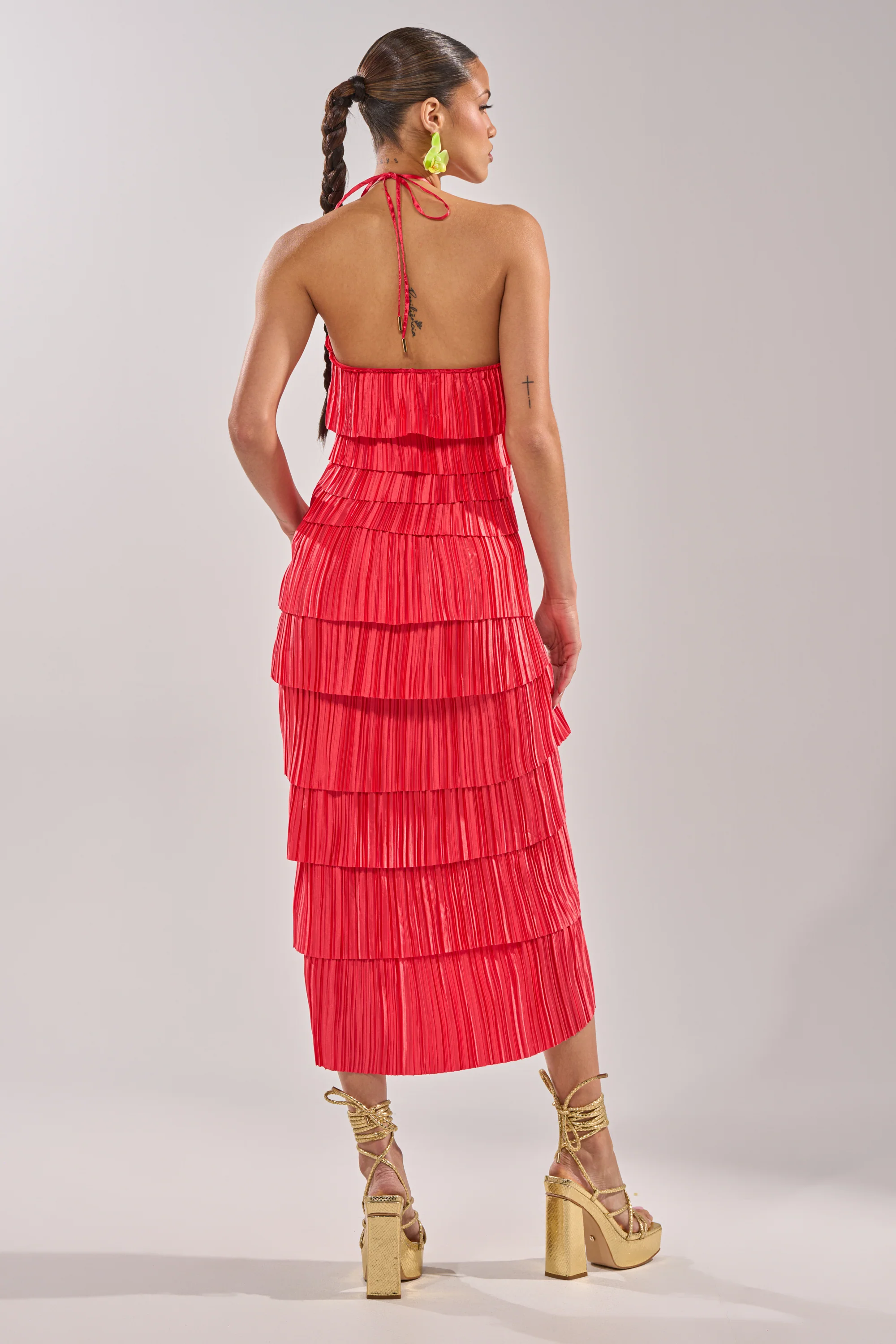 GIVE IT TO ME BABY SATIN MAXI DRESS - Image 7