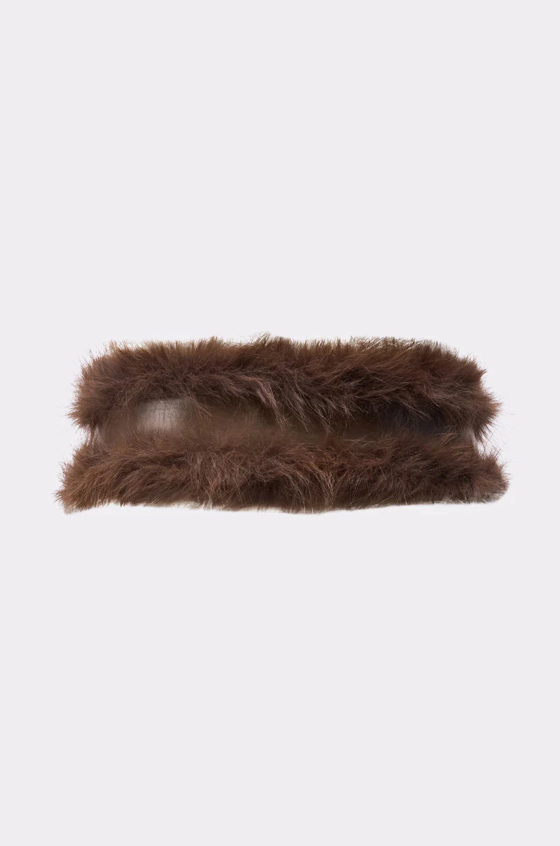 GO FOR IT FAUX FUR BELT - Image 4