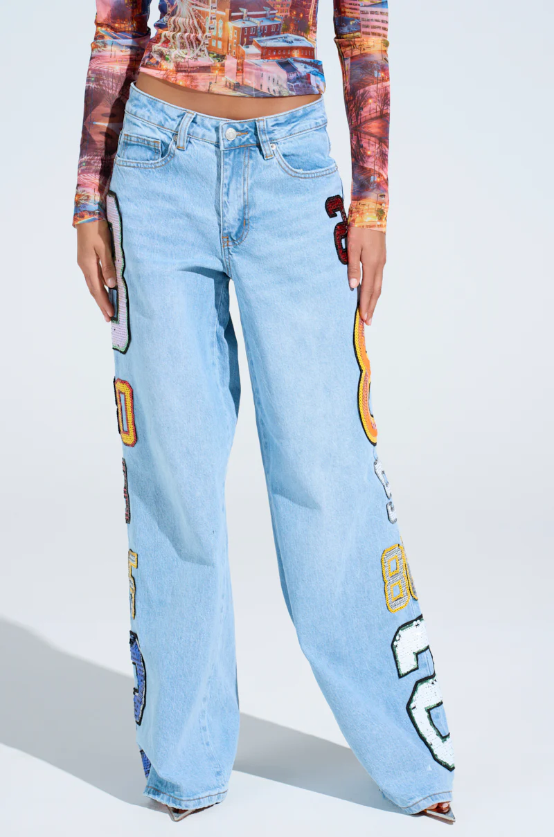 GOOD LUCK PATCH DENIM - Image 2