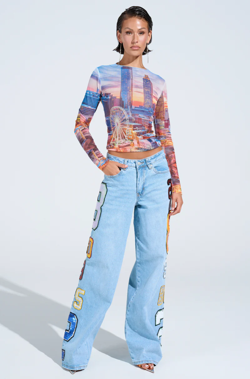 GOOD LUCK PATCH DENIM - Image 6