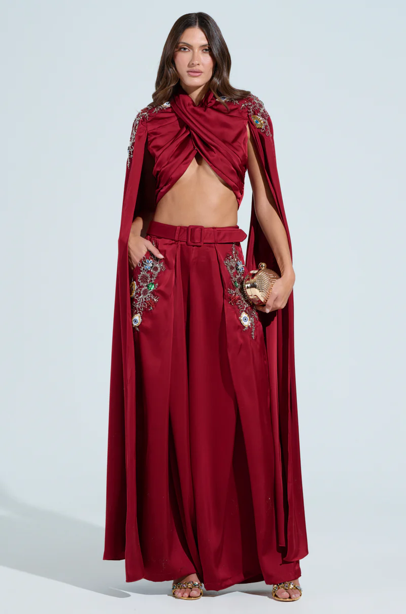 GREATEST ONE YET TROUSER IN RED - Image 8