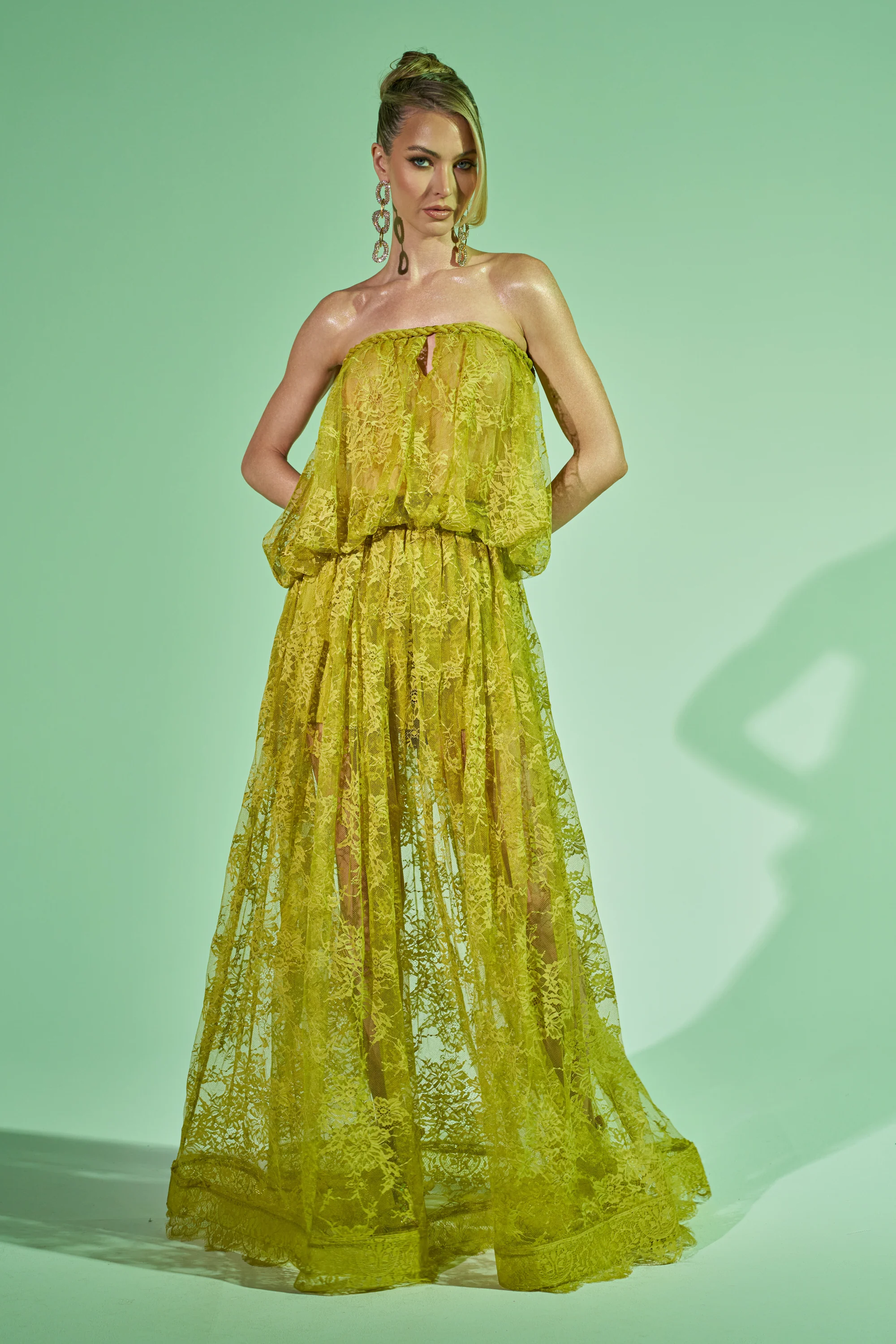 HANNAH LACE MAXI SKIRT
