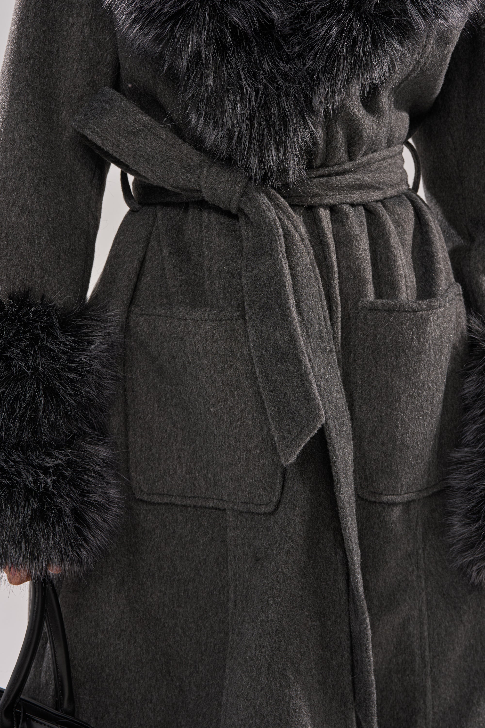 HARMONY FUR TRIM TRENCH - Image 10