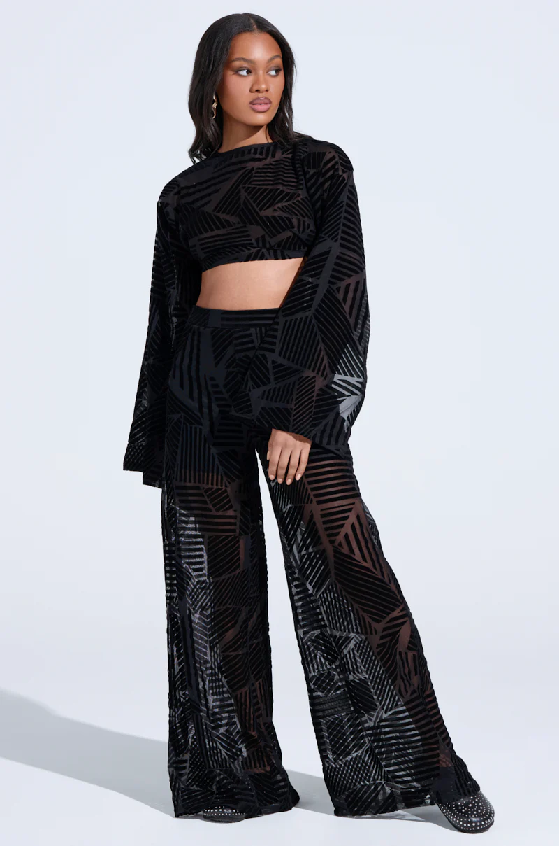 HAVING REGRETS ABOUT YOU SEE THROUGH PALAZZO PANT - Image 6