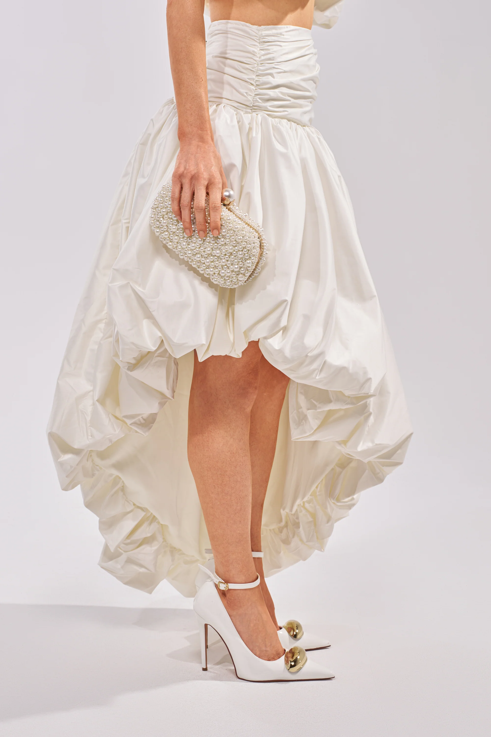 HEAD IN THE CLOUDS HIGH LOW SKIRT - Image 5