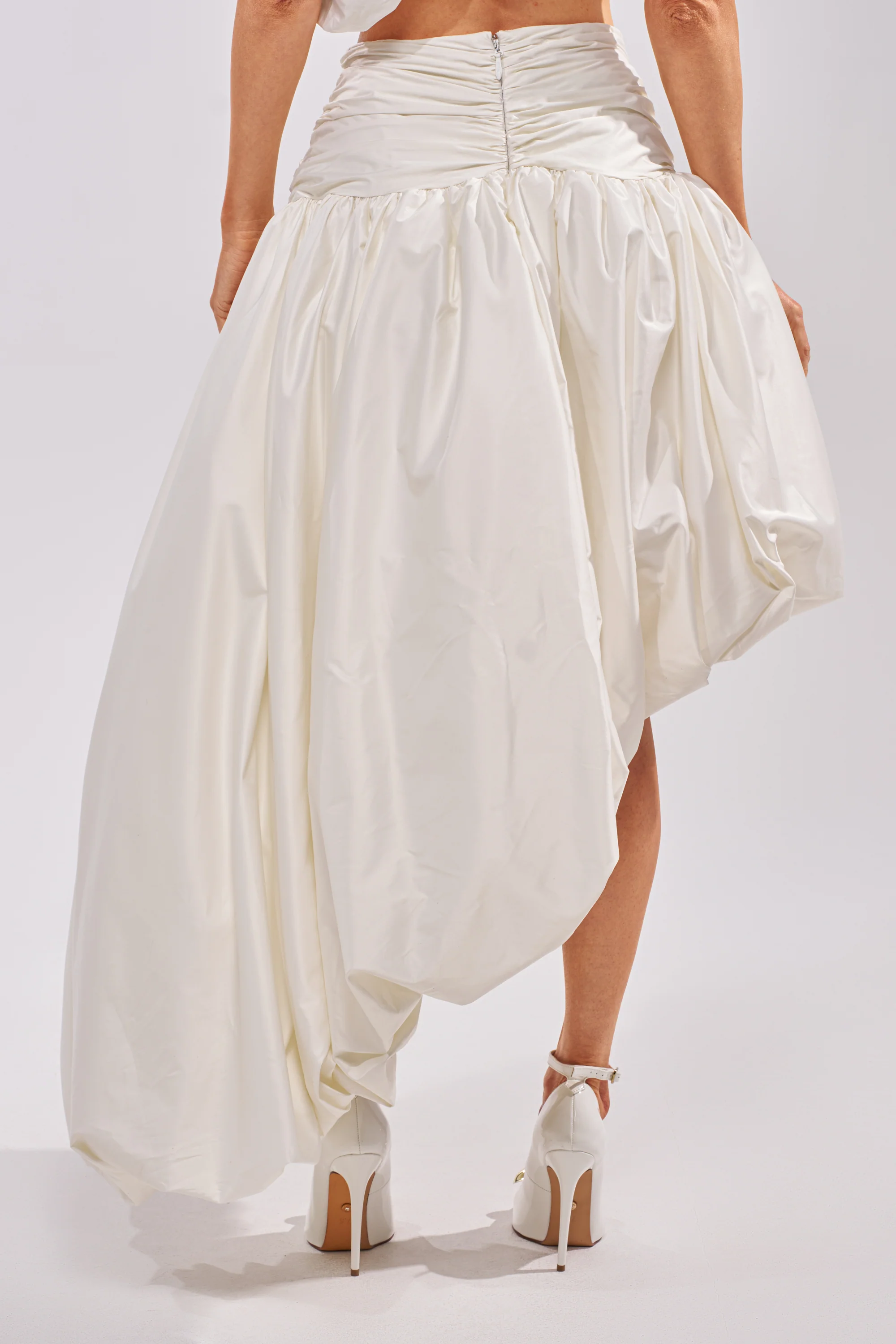 HEAD IN THE CLOUDS HIGH LOW SKIRT - Image 6