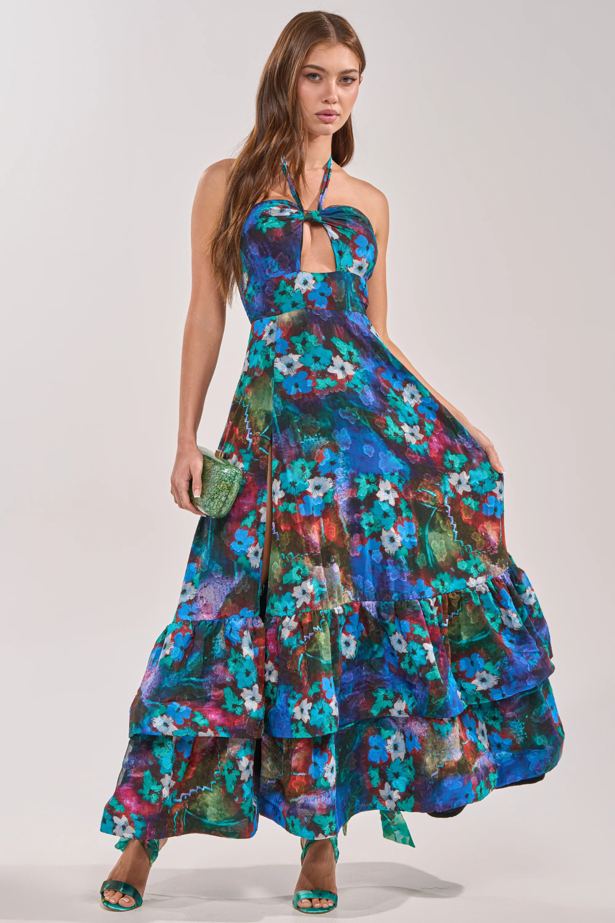HEADLINE WORTHY FLORAL MAXI DRESS - Image 2