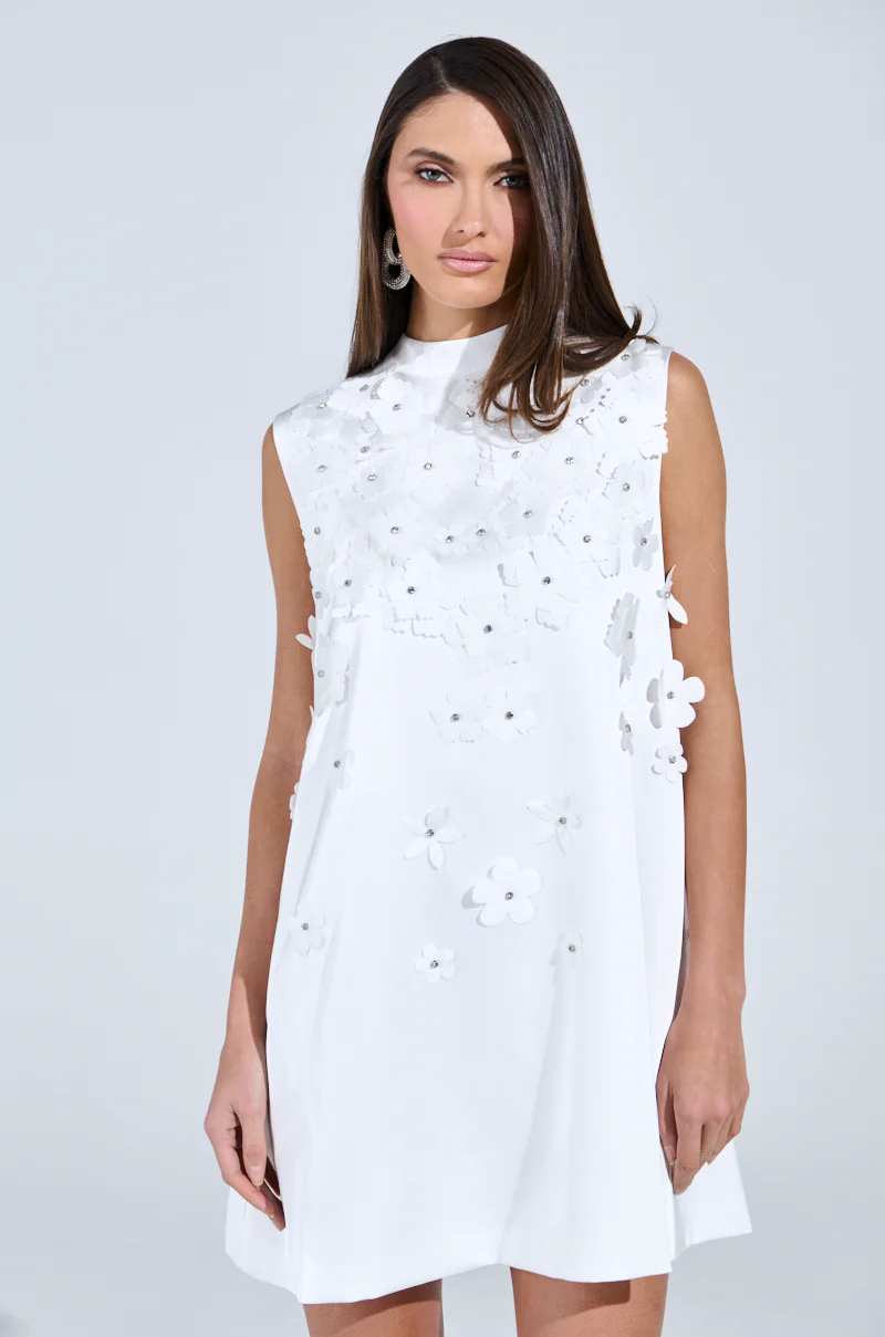 HILLARY FLORAL MINI DRESS - Image 3