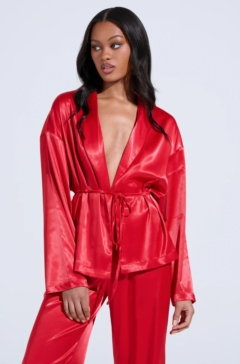 HOLD ONTO ME TIE FRONT BLOUSE - Image 2