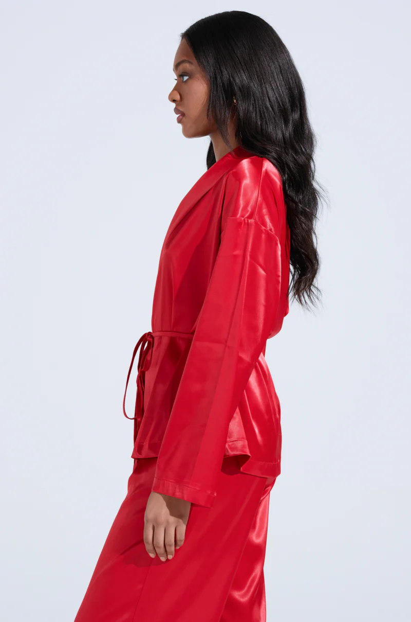 HOLD ONTO ME TIE FRONT BLOUSE - Image 4