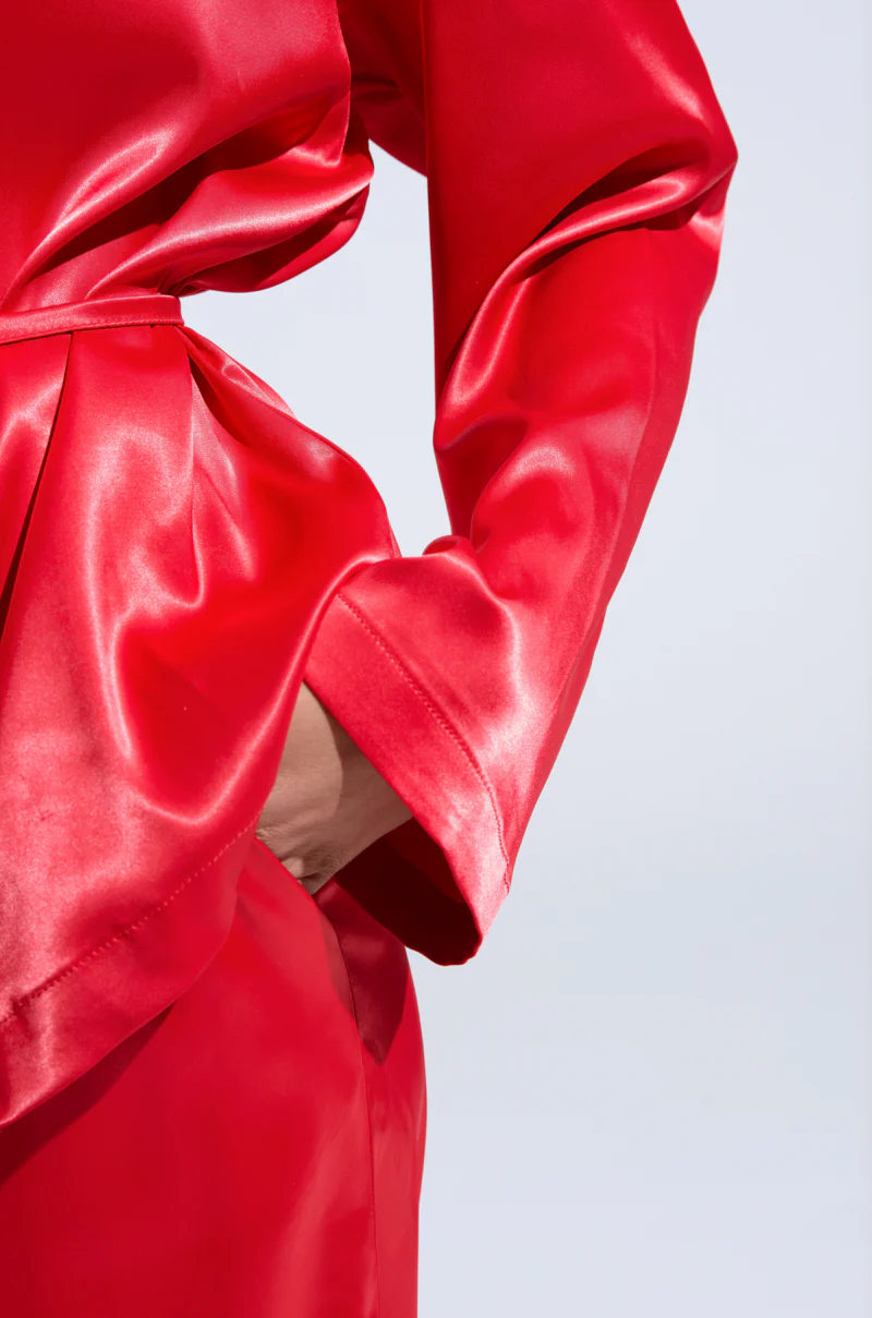 HOLD ONTO ME TIE FRONT BLOUSE - Image 9