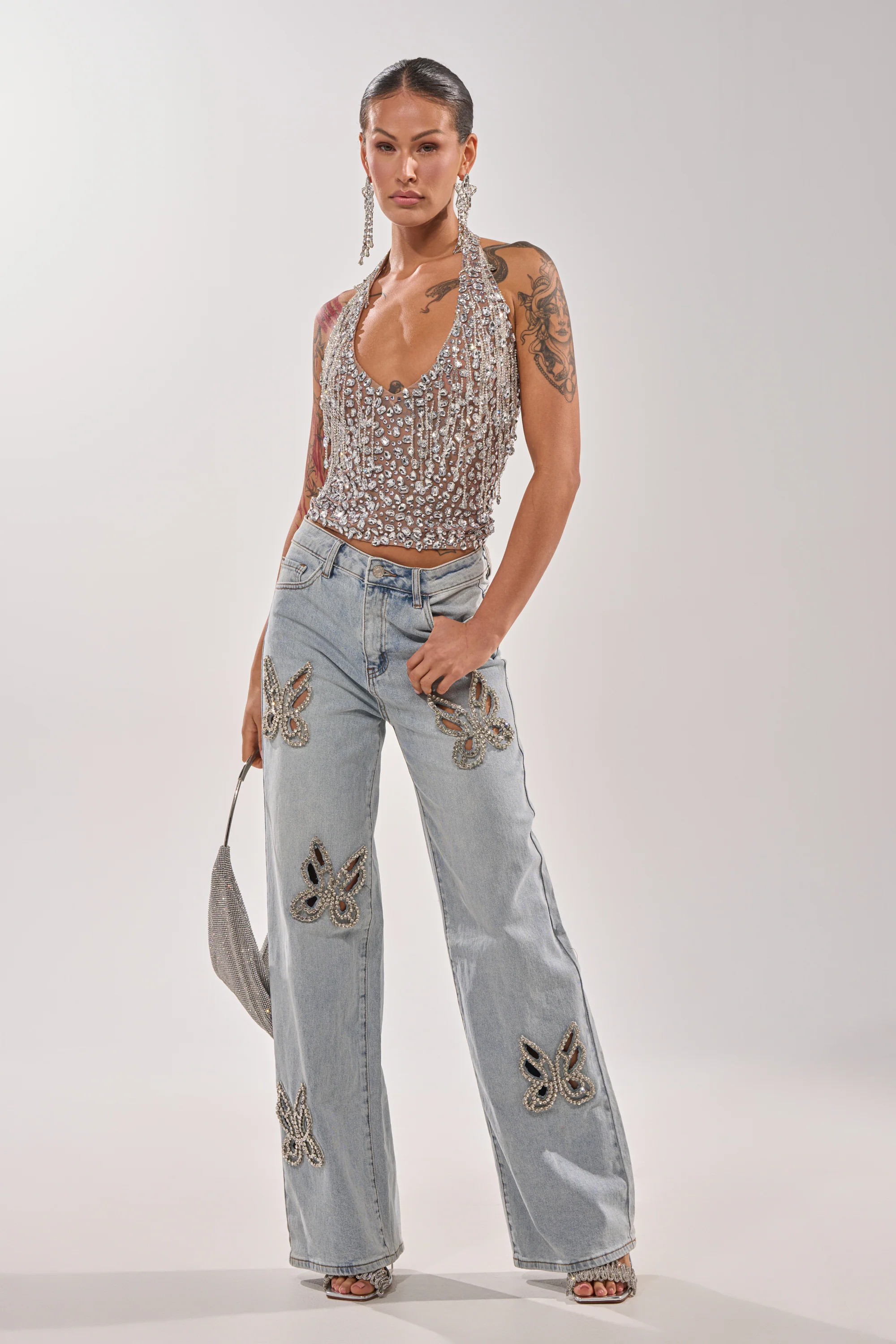 HOTTEST ON THE BLOCK RHINESTONE BLOUSE - Image 6