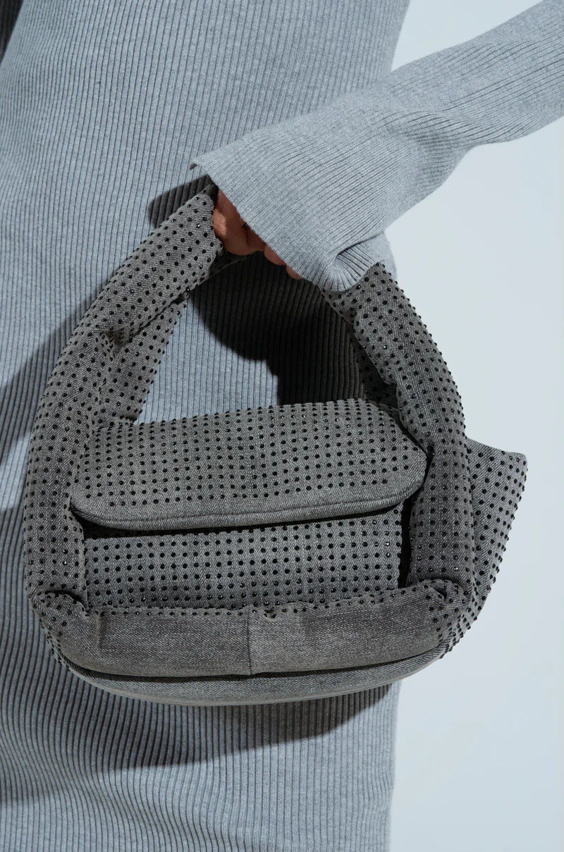 HOUDINI RHINESTONE PUFFER PURSE - Image 2