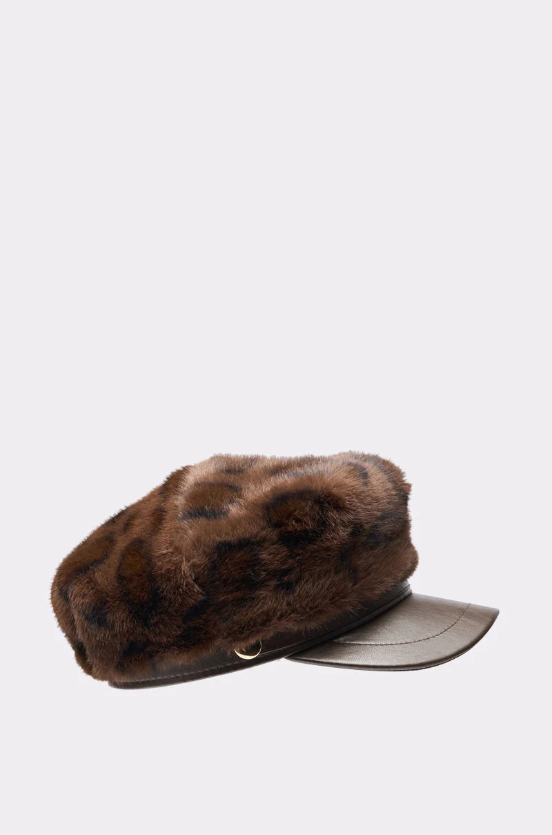 I AM THE LUXURY FAUX FUR BRIM HAT - Image 4
