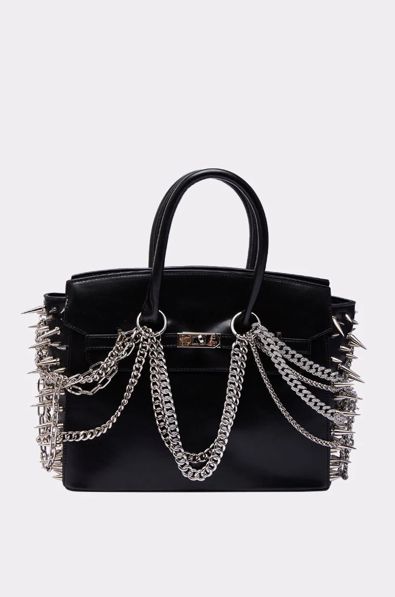 I BITE BACK EMBELLISHED TOTE - Image 3