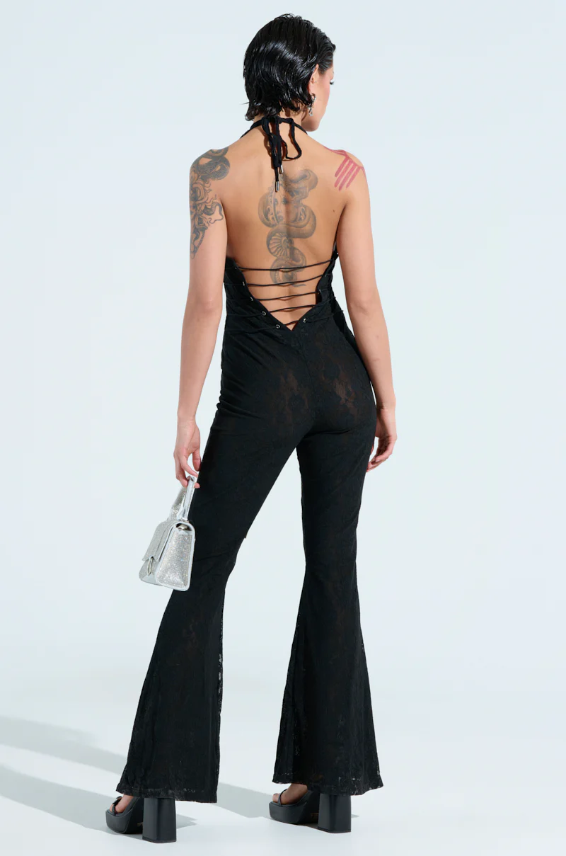 I'M OUTSIDE LACE JUMPSUIT - Image 5