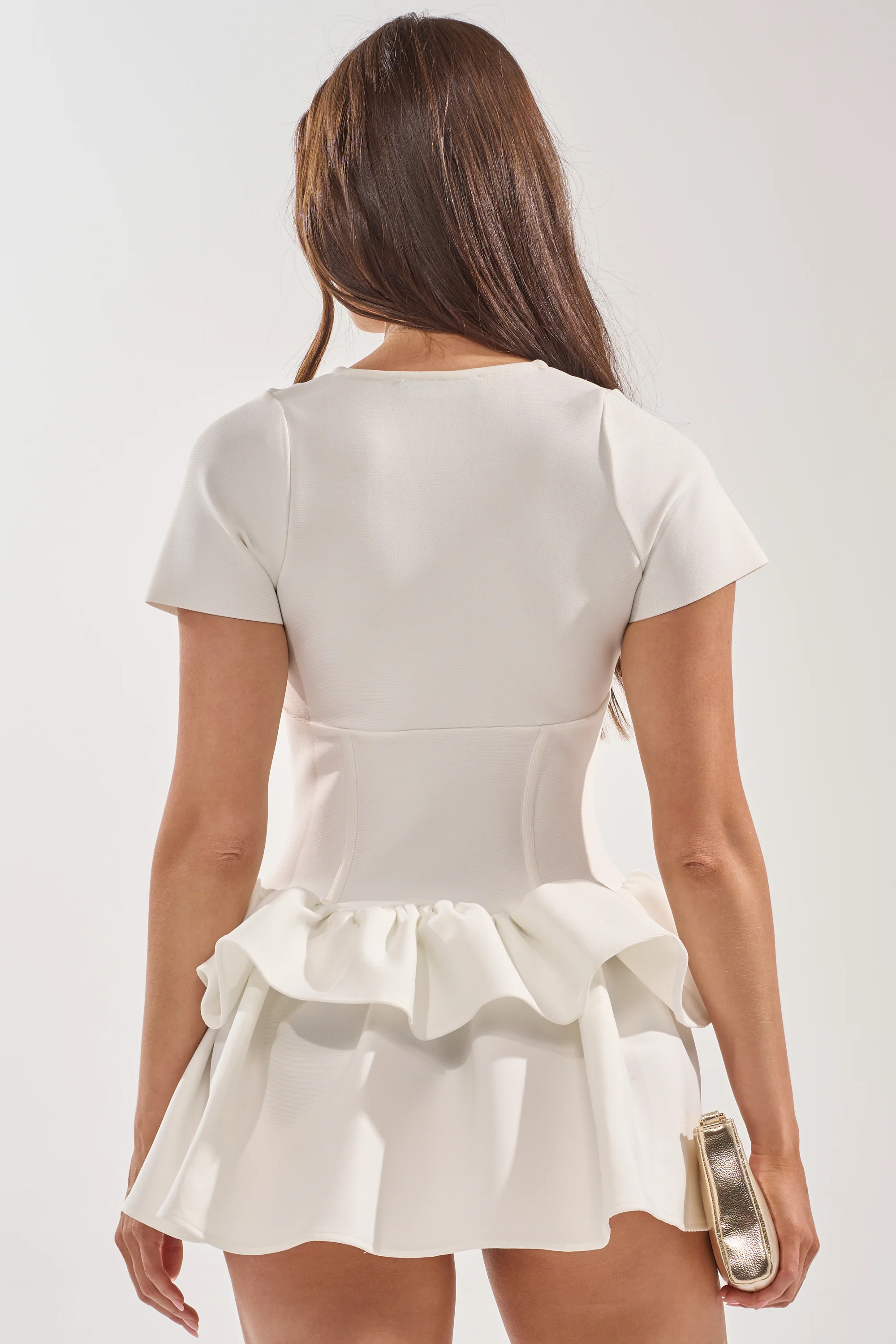 IN BLOOM CORSET RUFFLE DRESS - Image 4