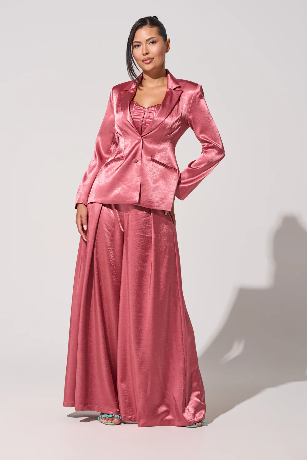 IN FULL BLOOM BLAZER IN MAUVE - Image 7