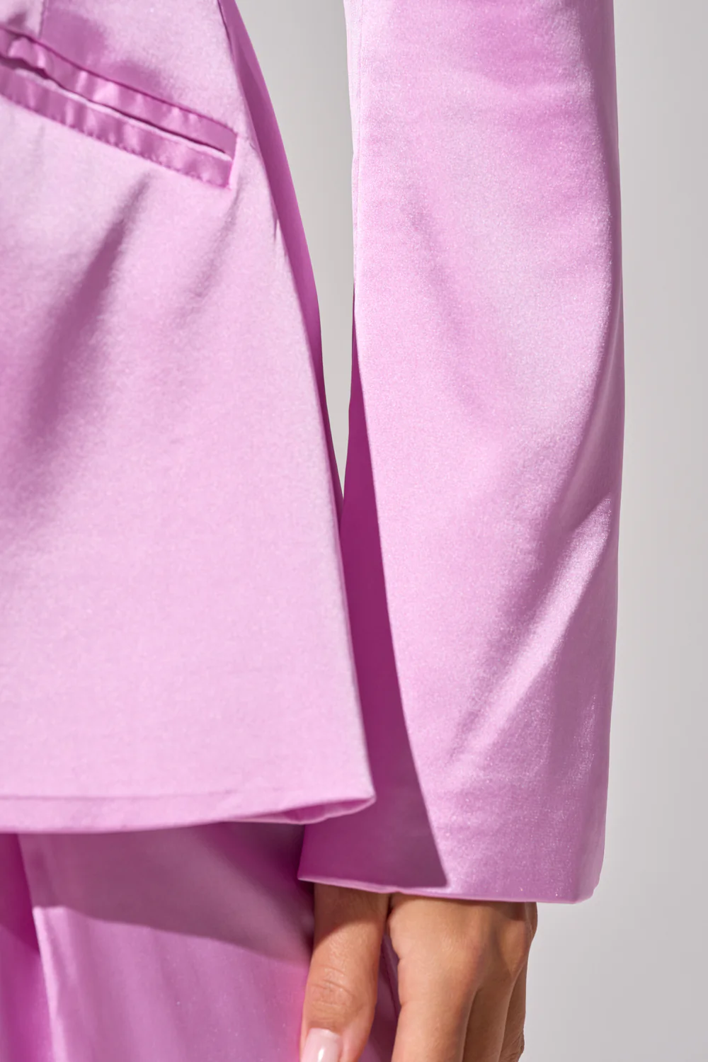 IN FULL BLOOM LIGHT PURPLE BLAZER - Image 7