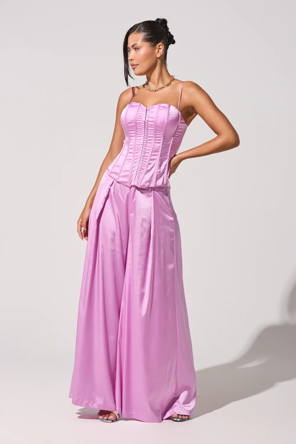 IN FULL BLOOM LIGHT PURPLE TROUSER - Image 2