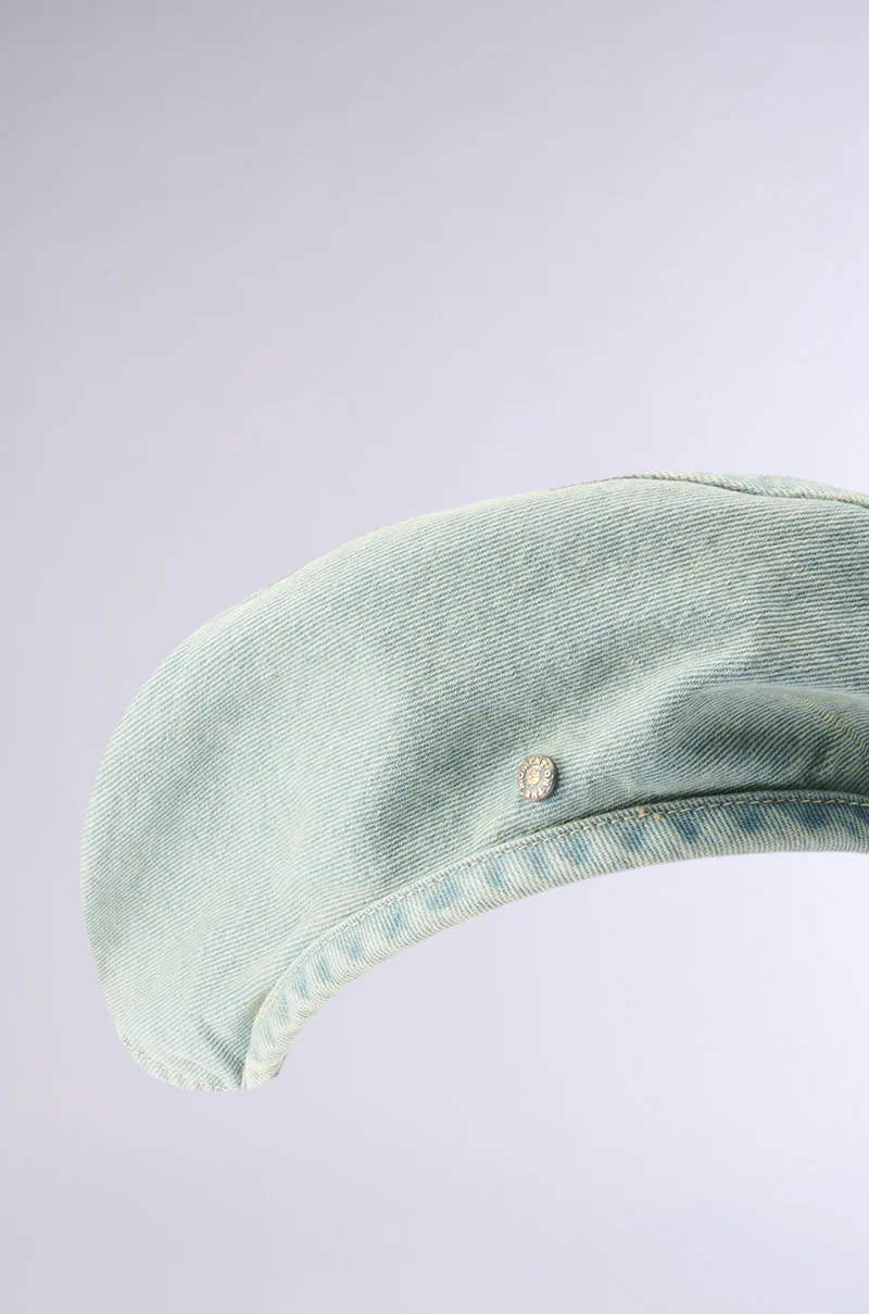IN MY POCKET DENIM BERET - Image 9