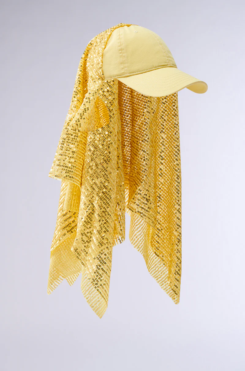 IN NYC SEQUIN SCARF HAT - Image 6