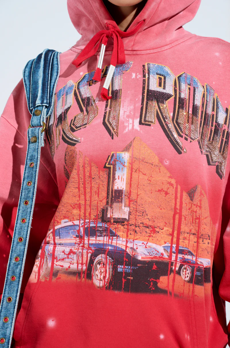 IN THE FAST LANE HOODED SWEATSHIRT - Image 7
