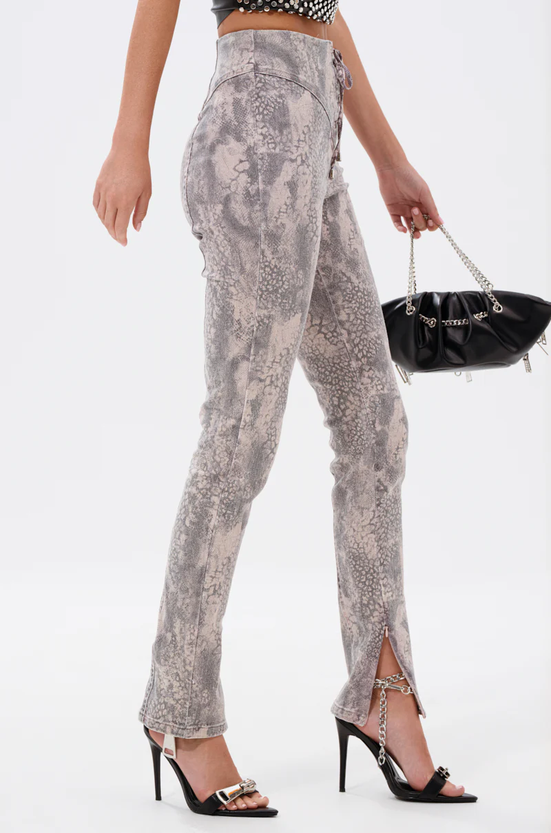 IN THE SUN SNAKE LACE-UP PANT - Image 5