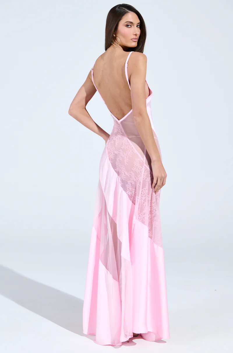 ISABELLA SATIN MAXI DRESS - Image 5