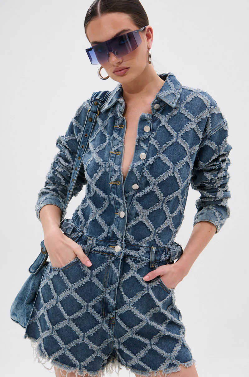 IT GIRL DENIM ROMPER